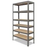 thumbnail of shelfplaza PRO 180x70x40 cm Schwerlastregal in grau mit 6 Böden und 166 kg Traglast pro Boden