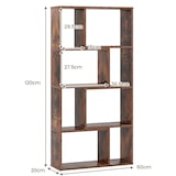 thumbnail of COSTWAY Estante para Livros de 4 Níveis, Prateleira de Pé com 8 Compartimentos, Prateleira Cúbica, Prateleira, Prateleira de Escritório