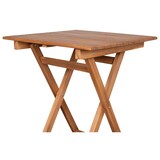 thumbnail of Teakholz Gartentisch Porton 60 x 60 cm