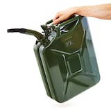 thumbnail of BW® Kraftstoffkanister Metall Benzinkanister 3x 20 Liter mit Ausgießer - Schwarz - RAL 9005 - TÜV-geprüft und UN-Zulassung - Made in Europe
