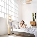 thumbnail of Siroco 4052W Ventilador de Teto Branco-Castanho Pás Reversíveis 132 cm