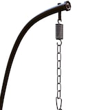 thumbnail of Sedia A Dondolo Poltrona Sospesa Pensile In Poly Rattan marrone Design Ovetto Per Interno Esterno Giardino Terrazzo Autoportante