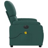 thumbnail of vidaXL Massagesessel Elektrisch Dunkelgrün Stoff
