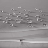 thumbnail of tectake Wicker hocker - zwart / grijs - 405091