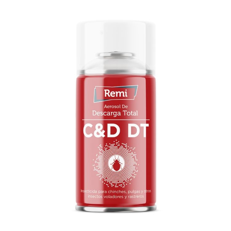 Remi Hogar Descarga Total Anti Chinches y pulgas | Bomba Humo Insecticida (150 ml) | Cucarachas, polillas e insectos voladores