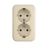 thumbnail of Busch-Jaeger SCHUKO-Doppelsteckdose 202 EAPB/11 2TKA00003935