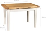 thumbnail of Biscottini Esstisch – Ausziehbarer Küchentisch – 120x80 cm Restauranttische – Weißer und natürlicher Massivholztisch Made in Italy – Moderner Tisch