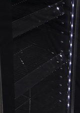 thumbnail of Gastro-Cool - Retro Kühlschrank mit Glastür - Slimcooler - schwarz - GCGD175