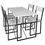 thumbnail of VCM Essgruppe Insasi Weiß H. 85 x B. 120 x T. 60 cm