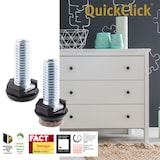 thumbnail of WAGNER Verstellfuß/Nivellierfuß 4tlg. Set - Ø 20 x M10 x 25 mm, QuickClick System Gleiteinsatz 20 mm Wollfilz - 15428499