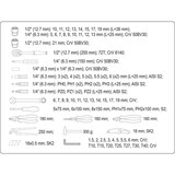 thumbnail of Werkzeugkasten Metall 80 teilig Werkzeugkoffer