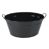 thumbnail of ILSA Party Eimer aus schwarz lackiertem Metall 50x32x23 cm