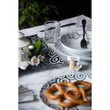 thumbnail of Excelsa servizio piatti 12 pezzi Magic Black porcellana bianco e nero