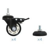 thumbnail of Suporte TV Fixo TooQ FS20200M-B 60" - 105" 100 Kg Preto Rodas