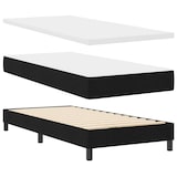 thumbnail of vidaXL Boxspringbett mit Kopfteil Schwarz 200 x 80 cm Stoff