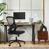 thumbnail of Silla de oficina / silla giratoria BELIO malla / tela negro hjh OFFICE