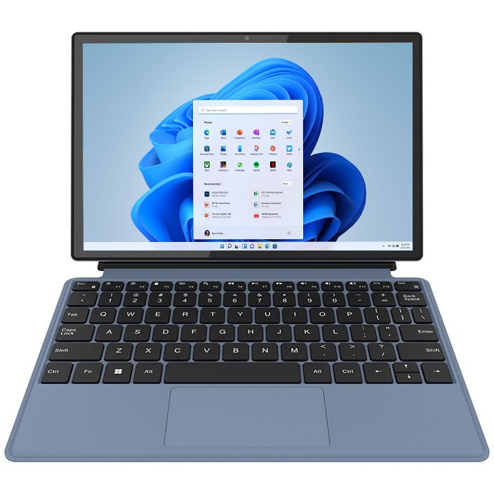Tablette Windows 11 écran 12 Pouces 2K CPU Intel 2.9Ghz RAM 12Go ROM 256 Go + Clavier + SD 128Go YONIS