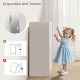 thumbnail of HOMCOM zapatero de 6 niveles con 2 puertas en blanco brillo cierre suave y estantes ajustables para 18 pares de zapatos 70x33,5x95 cm blanco