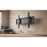 thumbnail of VCM TV-Wandhalter Flach B-FX600 32-70 Zoll schwarz (VESA 600x400)