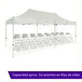thumbnail of Carpa Cenador Plegable Profesional 3x6m Verde | Estructura Acero Reforzado 32x32x1 mm | Resistente para Exterior y Eventos