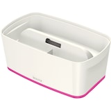 thumbnail of Aufbewahrungsbox MyBox Klein A5 mit Deckel ABS weiß/pink Packung mit 4 Stück