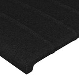 thumbnail of vidaXL Kopfteil mit Ohren Schwarz 103x16x118/128 cm Stoff