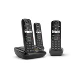 thumbnail of Gigaset AS690A TRIO tél. DECT+ REP  base +3 combinés noirs