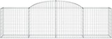 thumbnail of vidaXL Gabione mit Hochbogen 300x50x80/100 cm Verzinktes Eisen