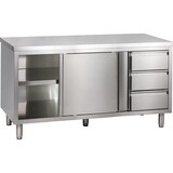 thumbnail of Arbeitsschrank mit Schiebetüren und Schubladenblock B 180cm x T 60cm