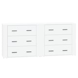 thumbnail of Helloshop26 - Buffet Sideboard Kommode Kleiderschrank Aufbewahrungsmöbel Organizer Küche Wohnzimmer Lounges 2er-Set Holzwerkstoff 02_0036687