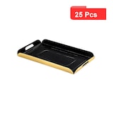 thumbnail of ECOLOMIQUE - 25 Pcs - Plateau carton recto noir verso or - 28 x 42 cm, Pliés pour un rangement facile - ECO210PNOPLIE28