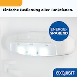 thumbnail of Exquisit Kühl-Gefrierkombination, Kühlschrank mit Gefrierfach, 4-Sterne-Gefrieren, 157 Liter, KGC5231-60-E-050C weiss