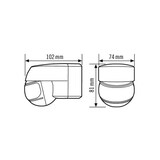 thumbnail of ESYLUX Bewegungsmelder MD 120 weiss EM10025211