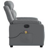 thumbnail of vidaXL Massagesessel Elektrisch Grau Kunstleder