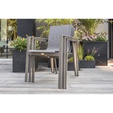 thumbnail of Ensemble repas de jardin 6 places en aluminium taupe - ZAHARA