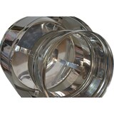 thumbnail of Fumaiolo comignolo cappello antivento a forma di Botte acciaio inox da 8 a 25 cm - 13 cm