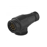 thumbnail of Stecker Anhänger 13 Polig PKW KFZ Kunststoff Auto Elektrik Kabel Anhängerstecker 12V PVC Wohnwagen Steckdose