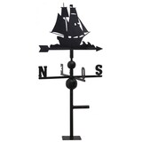 thumbnail of Girouette bateau en fer forgé