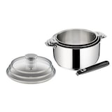 thumbnail of LAGOSTINA série de 3 casseroles inox 16/18/20cm 138600007