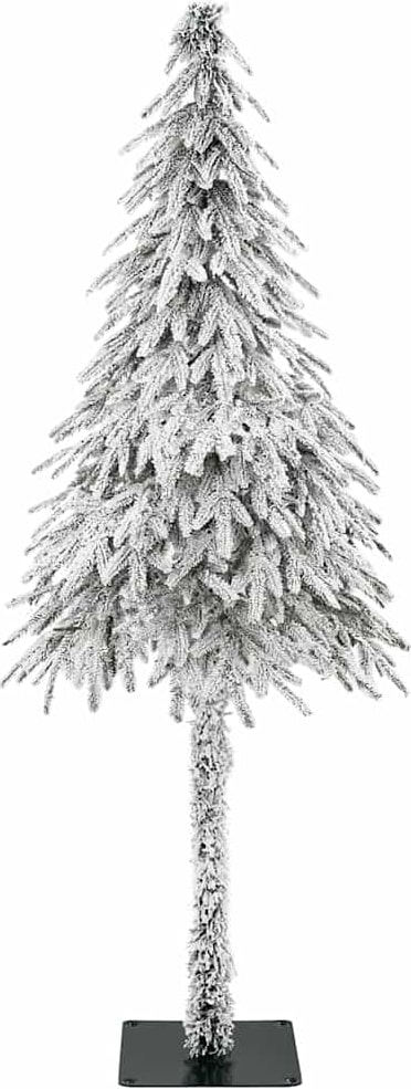 vidaXL Künstlicher Weihnachtsbaum Weiß 58 x 58 x 120 cm