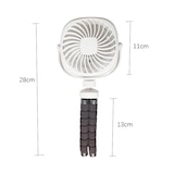 thumbnail of Ventilateur Portable USB Octopus Noir 2200mAh Réglable 360° Silencieux Multifonctions Blanc YONIS