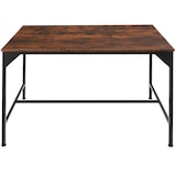 thumbnail of tectake Table de salle à manger industrielle Belfast 120x75x75cm - Bois foncé industriel, rustique - 404344