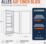 thumbnail of GastroHero Lagerkühlschrank ECO 600 Glastür Schwarz 562 Liter LED Beleuchtung Umluftkühlung 2 bis +8 °C Gewerbekühlschrank