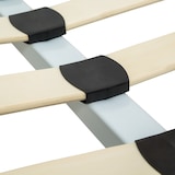 thumbnail of tectake Letto in metallo con rete a doghe dal design romantico - 200 x 140 cm, bianco/bianco - 404517