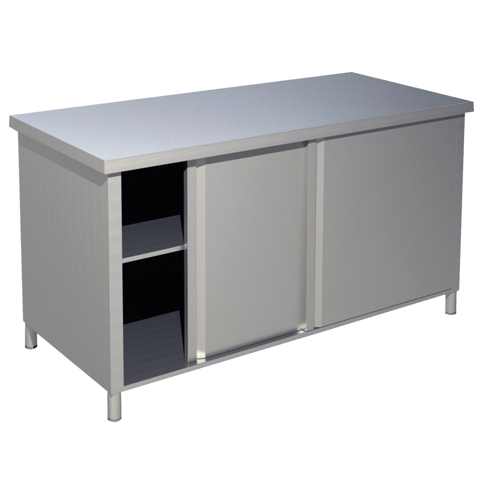 Arbeitsschrank ohne Aufkantung B 200cm x T 70cm