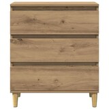 thumbnail of vidaXL Dressoir 60x35x70 cm bewerkt hout artisanaal eikenkleur