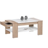 thumbnail of Couchtisch mit Schubkasten Wohnzimmertisch Kaffeetisch Sofatisch Sonoma