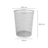 thumbnail of Papierkorb Metalldraht 19 Liter - silber