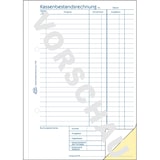 thumbnail of Formularbuch Kassenbericht A5 2x40 Blatt mit Ausfüllhilfe