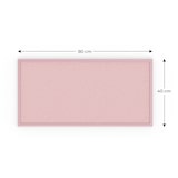 thumbnail of Pinnwand, Korktafel in Pink, 80×40 cm, Holzrahmen – Pink lackiert